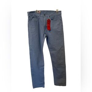Levi 502 Regular Taper Light Blue/Gray Men’s Jeans Wrap Stretch NWT